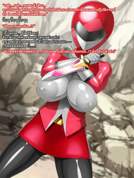 ปก [GFF (栗林クリス)] 進化戦隊トライエヴォル 堕ちる最後の戦士 [タイ翻訳]