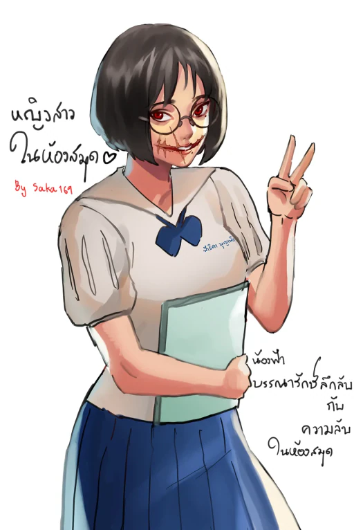ปก หญิงสาวในห้องสมุด