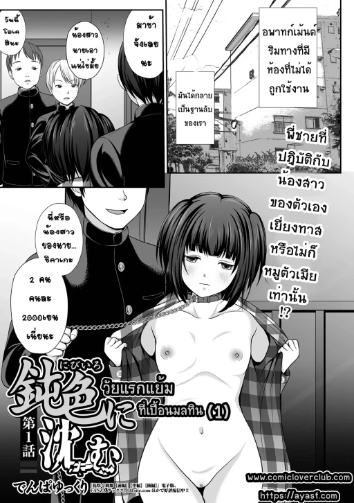 ปก วัยแรกแย้ม ที่เปื้อนมลทิน