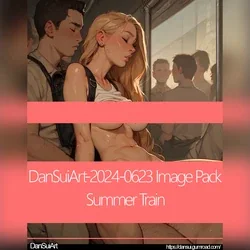 ปก DanSuiArt-20240623pack-summertrain (Patreon) (AI Generated)