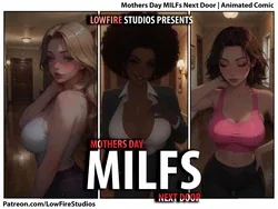 ปก LowFireStudios - Mothers Day MILFs Next Door หนุุ่มน้อยสอยเหล่าแม่เลี้ยงเดี่ยว [AI Generated]