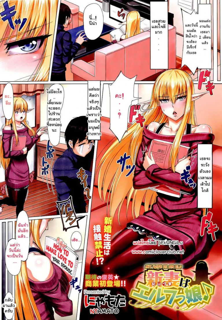 ปก [にゃもた] 新妻はエルフっ娘♪ (コミックメガストア 2011年4月号) [タイ翻訳]