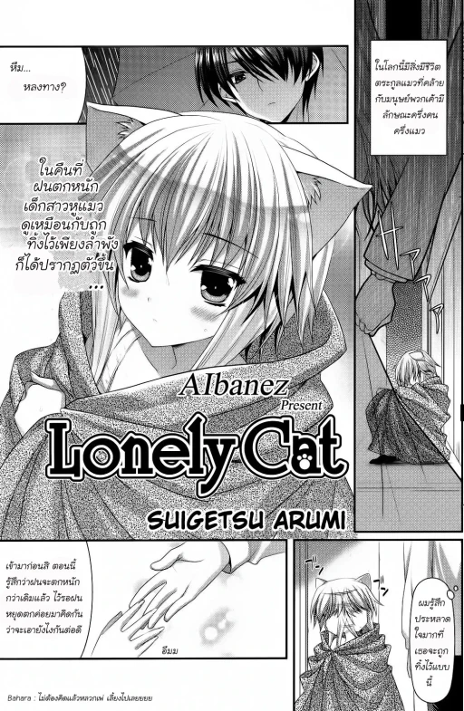 ปก [水月あるみ] Lonely Cat (コミックポプリクラブ 2012年12月号) [タイ翻訳]
